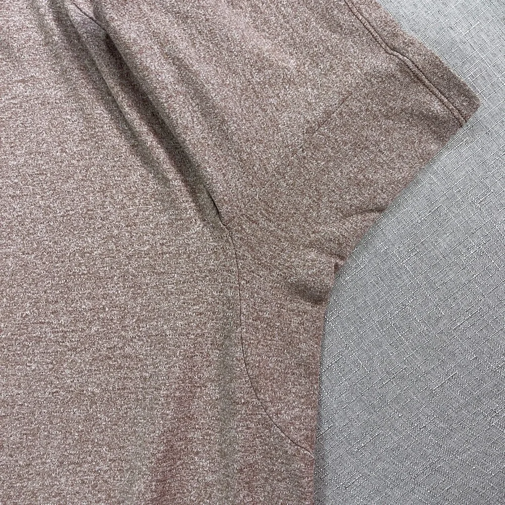Lululemon Drysense Short Sleeve Training‎ Shirt Mens M Heathered Savannah Rust